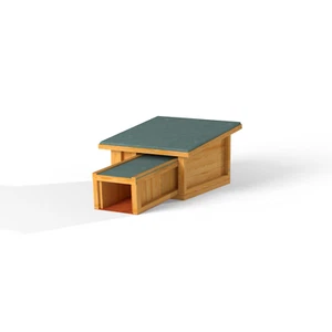Deluxe Predator Proof Hedgehog House Hibernation Shelter Garden Outdoor Nest Box - Imagen 1 de 12