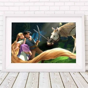 TANGLED - Disney Rapunzel Poster Picture Print Sizes A5 to A0 **FREE DELIVERY** - Picture 1 of 14