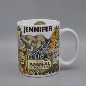 JENNIFER Animal Kingdom Disney Parks Coffee Mug 12oz Safari Personalized Linyi - Picture 1 of 13