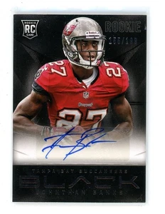 2013 Panini Black Rookie Signatures /199 Johnthan Banks #146 Rookie Auto RC - Picture 1 of 2