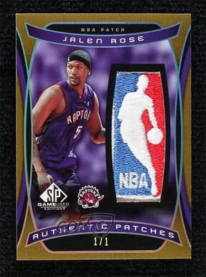 2004-05 SP游戏使用正品面料布贴1/1 Jalen Rose #AFP-JR — 第 1/3 张图片