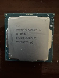 Processeur Intel 8e génération Core i5-8400 SR3QT 2,80 GHz (Turbo 4,00 GHz) 6 cœurs 9 Mo LGA-1151 - Photo 1/1