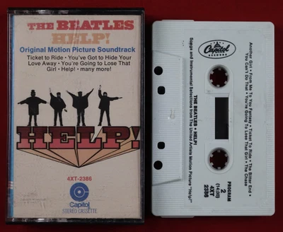 The Beatles HELP! Soundtrack (Cassette, 1978, Capitol Records) - 4XT 2386 - G - Image 1 of 4