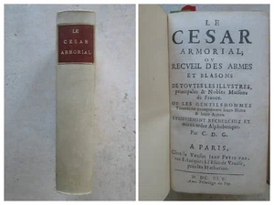 LE CESAR ARMORIAL ou recueil des armes et blasons de France, 1645. - Picture 1 of 24