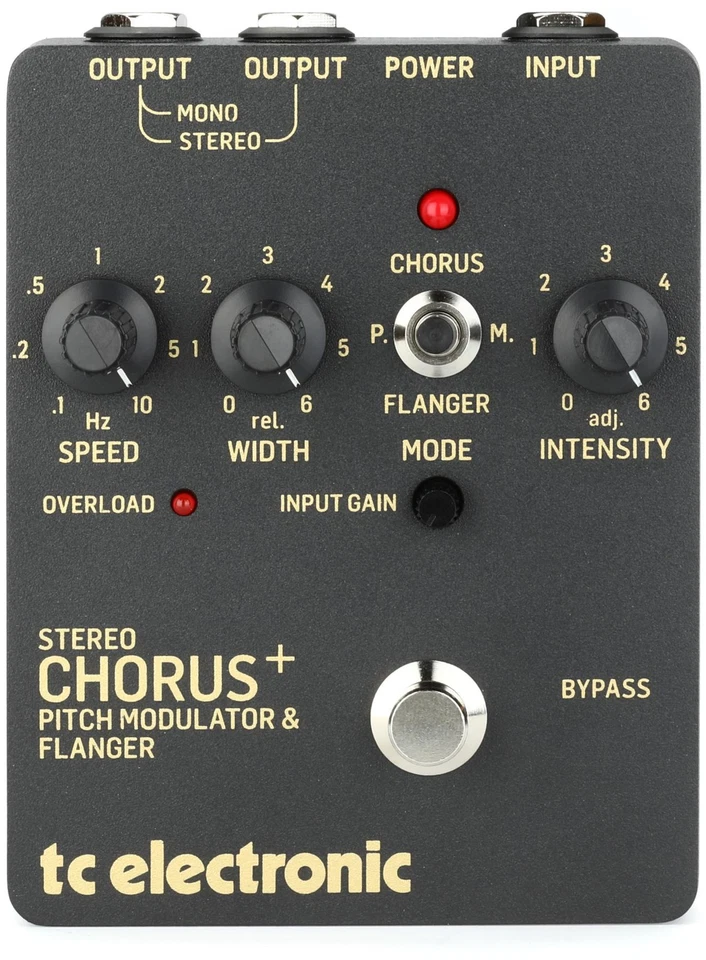 Pedal TC Electronic SCF Gold Stereo Chorus Flanger Foto 1 de 4