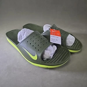 Nike Benassi Solarsoft Men's Size 17 Slides Sandals Black DS 386163-306 - Picture 1 of 10