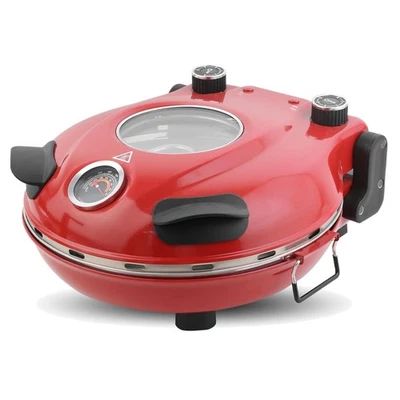 Elektrischer Pizzabäcker 1200W keramischer Stein 33cm 5 Stufen - Bild 1 von 4