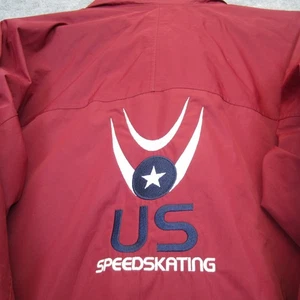 Nike ACG mens M Medium US Speed Skating Team coat jacket red ADT - Picture 1 of 21
