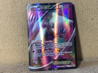 Pokémon TCG Mew EX Full Art 120/124 Rare  Dragons Exalted Card 2012 Played - Image 1 of 4