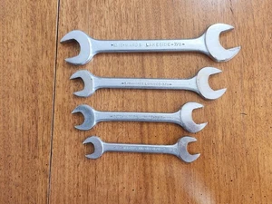 Vintage Wards Lakeside Set di 4 chiavi a estremità aperta USA - Foto 1 di 4