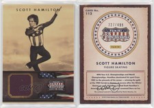2012 Panini Americana Heroes & Legends Elite Materials /499 Scott Hamilton #112