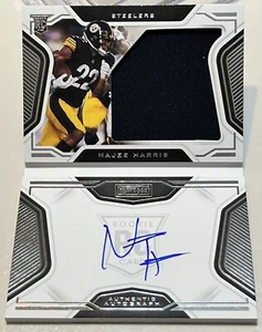 2021 Panini Playbook #209 Najee Harris Steelers RC Rookie Jumbo Jersey AUTO /199 - Picture 1 of 3