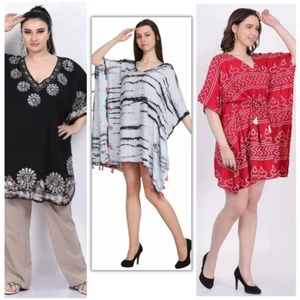 Wholesale Women's Summer Poncho Top Assorted Wholesale Lot 10pcs Tie Dye Ponchos - Imagen 1 de 10