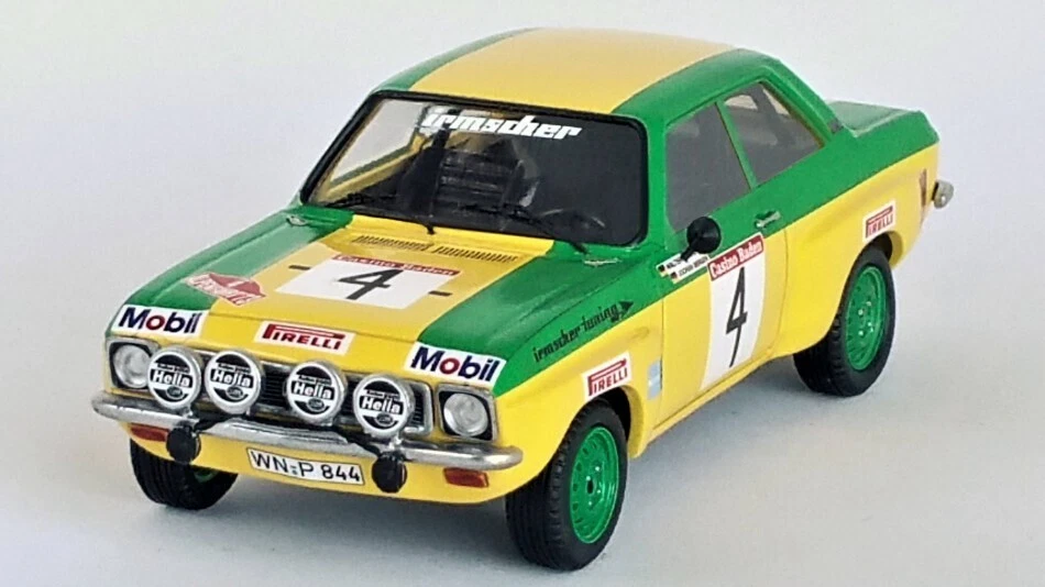 OPEL ASCONA ALPENFAHRT RALLY 1973 ROHRL/BERGER 1:43 - Immagine 1 di 1