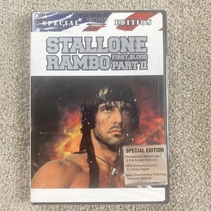 Rambo - First Blood Part II DVD Special Edition Wide & Full screens. SEALED - Imagen 1 de 6