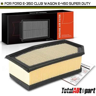 New Engine Air Filter for Ford E-350 Club Wagon 04-05 E-350 450 Super Duty 04-10 - Image 1 of 4