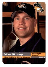 2003 South Bend Silver Hawks Grandstand #33 Mike Skorup CO