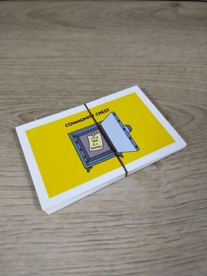 Piezas de repuesto de Parker 2007 edición de Monopoly Los Simpson 16 tarjetas comunitarias Foto 1 de 3