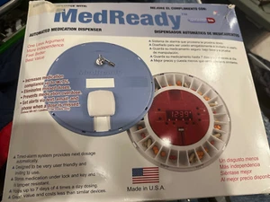 MED READY AUTOMATED MEDICATION DISPENSER 7 DAYS 4 TIMES A DAY - Picture 1 of 6