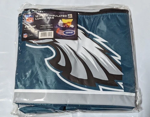 Philadelphia Eagles Insulated soft Lunch Bag Cooler New - BIG LOGO - 12 Pack Cover