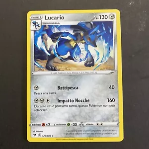 LUCARIO 120/185 Rara in Italiano POKEMON Voltaggio Sfolgorante - Picture 1 of 1