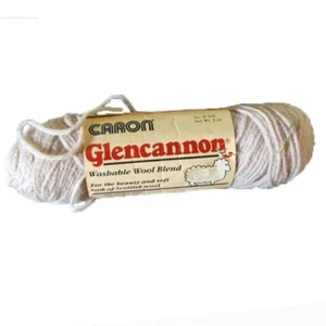 1 matassa filato Caron Glencannon filato misto lana lavabile 4 strati beige perla 3 oz - Foto 1 di 4