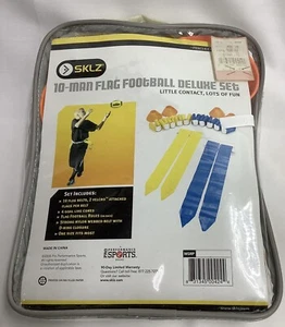 NEW SKLZ 10 Man Flag Football Deluxe Set Flags & Cones JAP231120/TB - Picture 1 of 4
