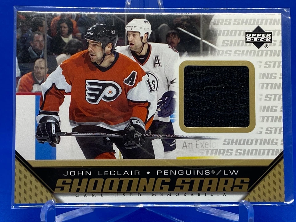 2005-06 Upper Deck #S-JL John Leclair Shooting Stars GU Jersey Dark Flyers - Image 1 of 1