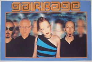 Garbage Rare Vintage 1999 German Import Band Shot Poster 24.5 x 36.5 - Picture 1 of 1