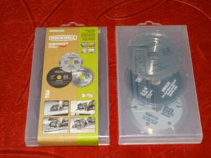 Lot of 2 Rockwell 3 3/8" RW9232K VersaCut 3-piece Circular Saw Blade Set - Picture 1 of 1