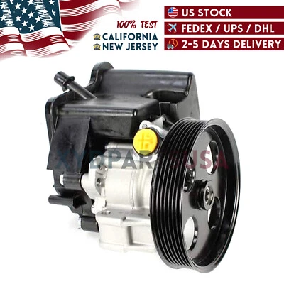 Power Steering Pump w/ Pulley for Mercedes-Benz W203 C230 C320 1.8L 2003-2005 - Image 1 of 4