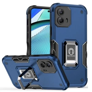 Military Grade Shockproof Hybrid Armor Case with Ring Grip for Motorola Moto G - Picture 1 of 4