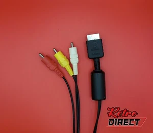 Clean! Tested! OEM Sony PlayStation AV RCA Video Cable Play Station PS1 PS2 PS3 - Picture 1 of 1