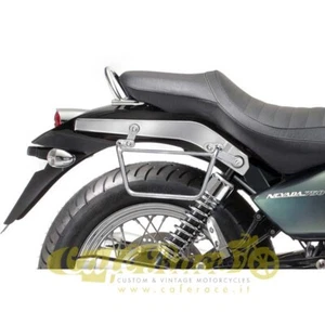 Coppia Telaietti cromati klick fix per Moto Guzzi Nevada Classic Aquila Nera 750 - Foto 1 di 1