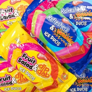 Barratt Refreshers Wham Ice Duo,Fruit Salad Dip Dab 640ml Fruit flavour Ice Pops - Picture 1 of 4