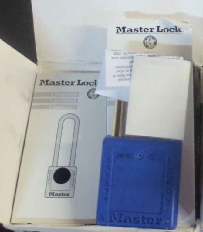Master Lock 410BLU No. 410 Lightweight Xenoy Safety Lockout Padlock  -CHOOSE QTY - Image 1 of 1