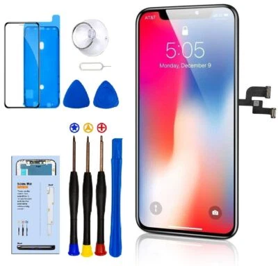 For iPhone X XS XR Max 11 12 13 14 15 OLED LCD Display Touch Screen Replacement - Image 1 of 4