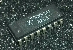 1pcs K500IR141 = MC10141 ECL QUATTRO BIT REGISTRO CAMBIO UNIVERSALE PRODUZIONE SOVIETICA - Foto 1 di 1