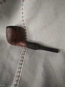Vintage Woodgrain Pipe Tobacciana Aged Collectible Old Time Smoking - Picture 1 of 11
