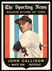 1959 TOPPS JOHN CALLISON 119 VG-EX ROOKIE STAR RC BASEBALL CHICAGO WHITE SOX