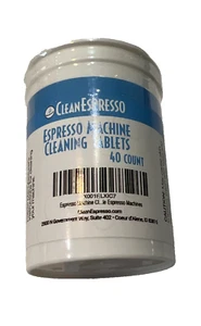 Espresso Machine Cleaning Tablets 40 Count New - Picture 1 of 3