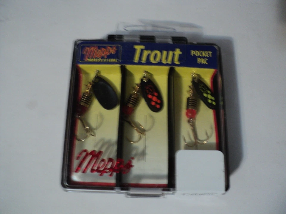 1 - MEPPS TRUCHA BOLSILLO PAC SPINNERS NUEVO EN PAQUETE Foto 1 de 1