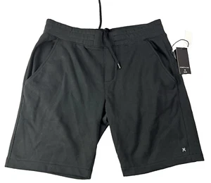 NUEVO CON ETIQUETAS $59 KENNETH COLE Pantalones Cortos de Jogger Activos de Vellón para Hombres Negros GRANDES - Imagen 1 de 4