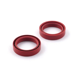 KIT GUARNIZIONI FORCELLA PARAOLIO ROSSO HARLEY DAVIDSON 39mm xl sportster dyna - Imagen 1 de 12