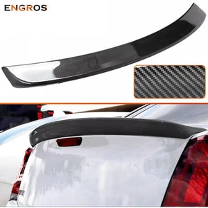 Fits 2011-2023 Chrysler 300 300C 300S Carbon Fiber Rear Trunk Spoiler Wing Lip - Picture 1 of 6