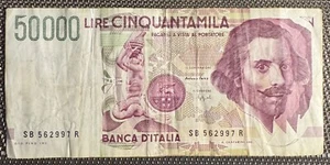 ITALIE BILLET DE 50000 LIRES (BILL 198) - Picture 1 of 2