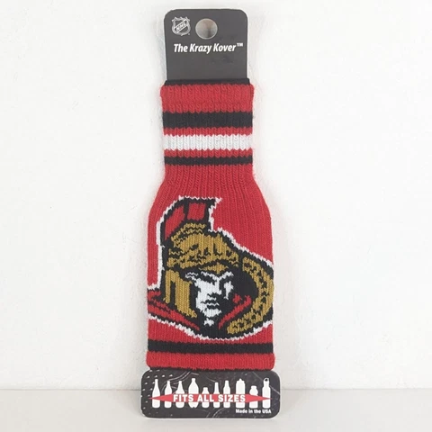 NHL Ottawa Senators The Krazy Kover Bottle Koozie by Kozer Cover