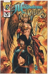 MAGDALENA ANGELUS ZAUBERER #1/2 SIGNIERT GING BEMERKTE SKIZZE x2 JAY COA TOP KUH - Bild 1 von 2