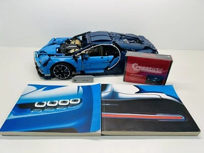 Lego Technic: Bugatti Chiron 42083 Complete W/manuals And New Light Kit - Image 1 of 4