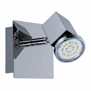 Lampada Parete Faretto Orientabile LED Camera Letto Cromo da Lettura - Foto 1 di 1